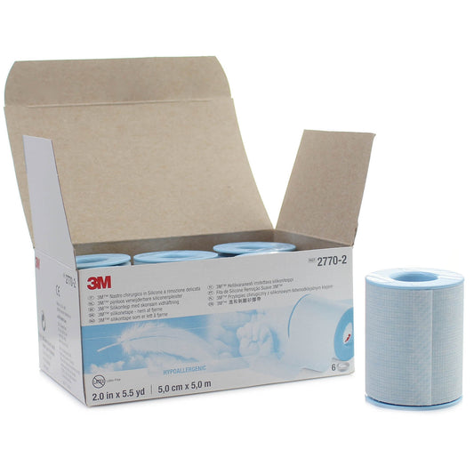 3M Kind Removal Silicone Tape 2 x 5.5 yds. Part No. 27702 Qty 1 Roll