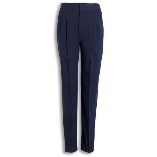 Women's Elasticated Waist Trousers - Navy Blue – Medisave UK