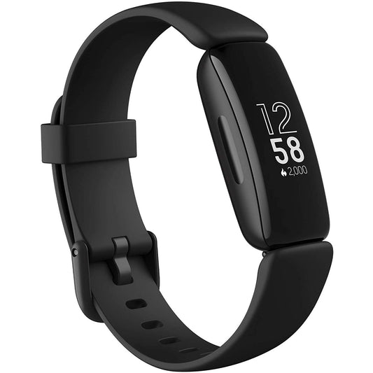 Fitbit Versa 2 Health & Fitness Smartwatch - Black/Carbon Aluminum 