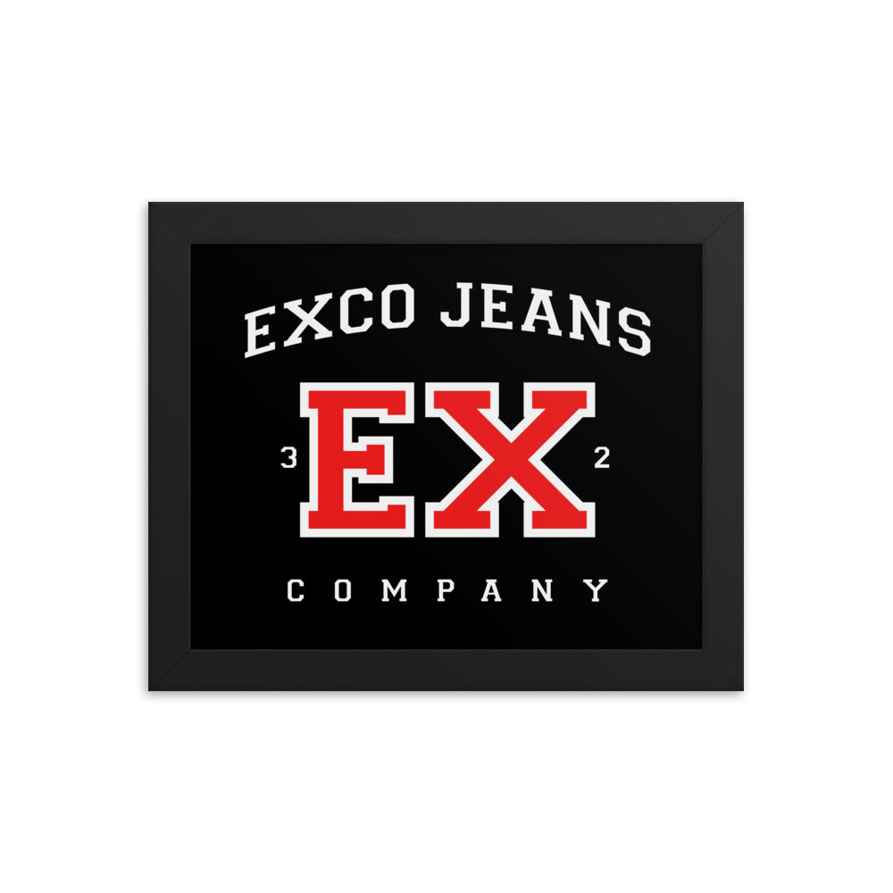 Exco レトロ ブラック グロッシー マグ – Exco Jeans