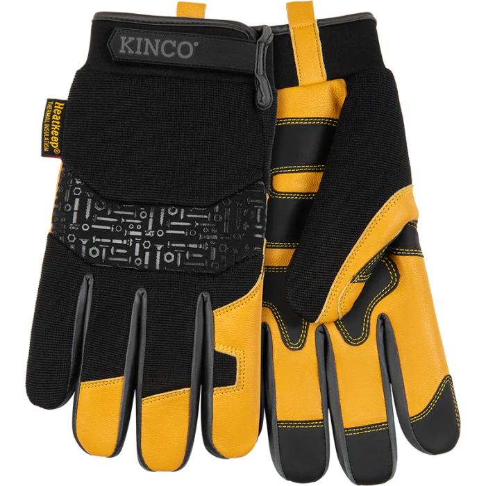 KincoPro™ Lined Premium Grain Goatskin & Synthetic Hybrid with Pull-Strap