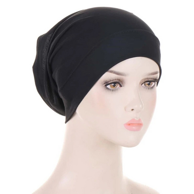Cotton Jersey Hijab Undercap (Black) - Ayesha's Collection - the U.S. -  (888) 373-9624