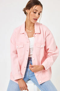 Light Pink Denim Jacket