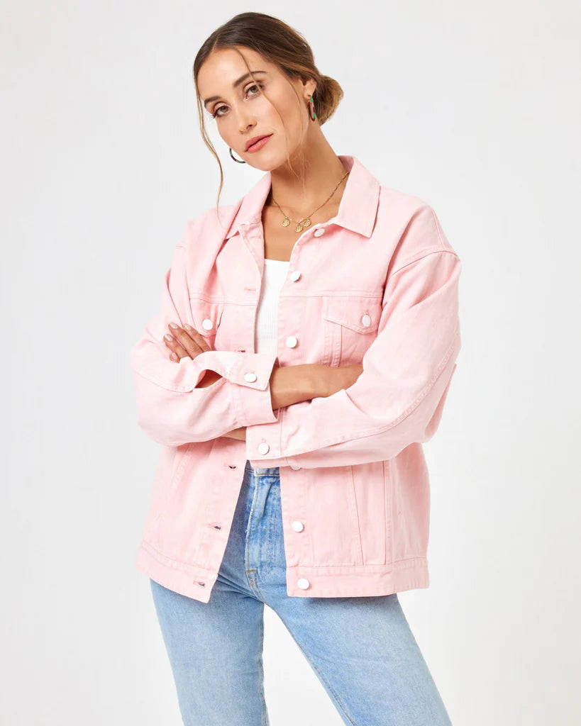 Light Pink Denim Jacket