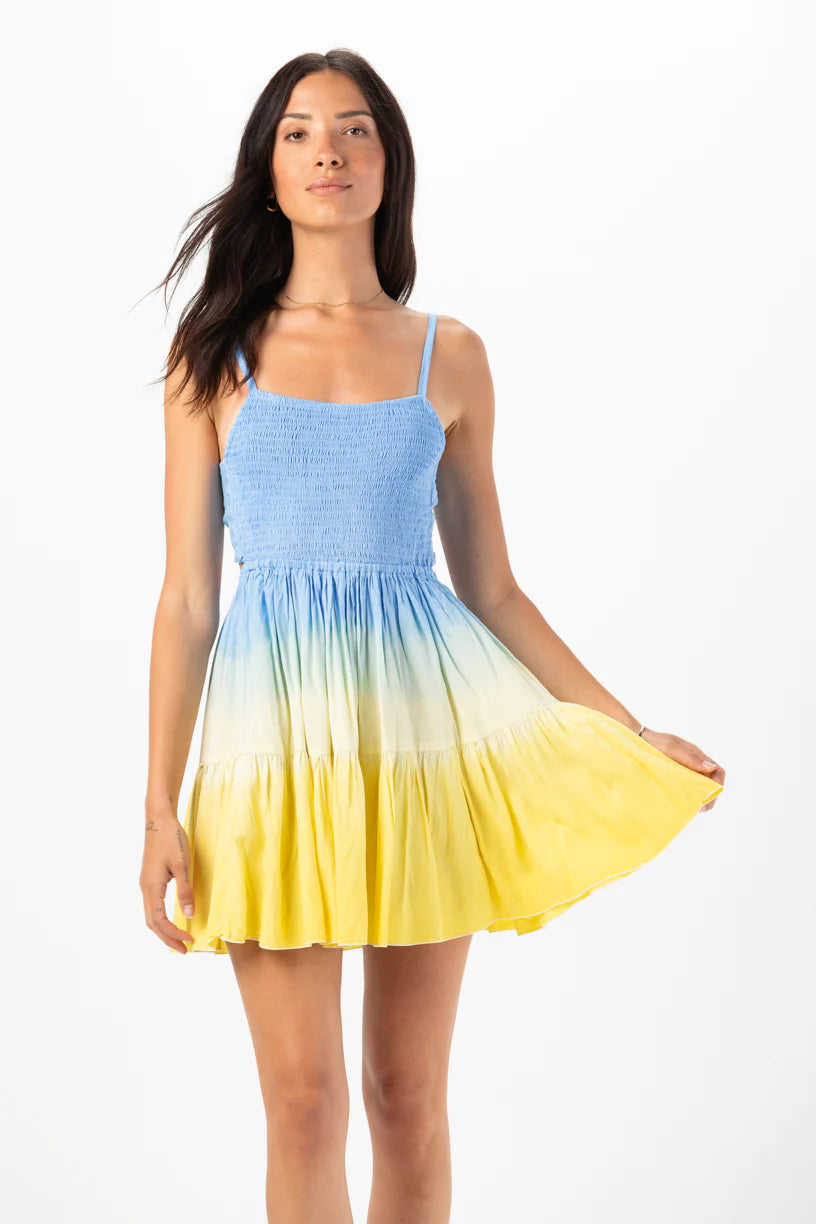 Short Colorful Summer Dress 