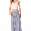 Striped Wide Leg Wrap Pant