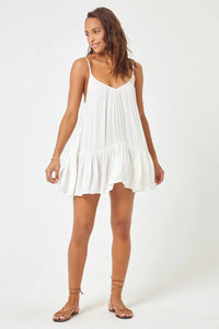 Short Off White Coverup Dress