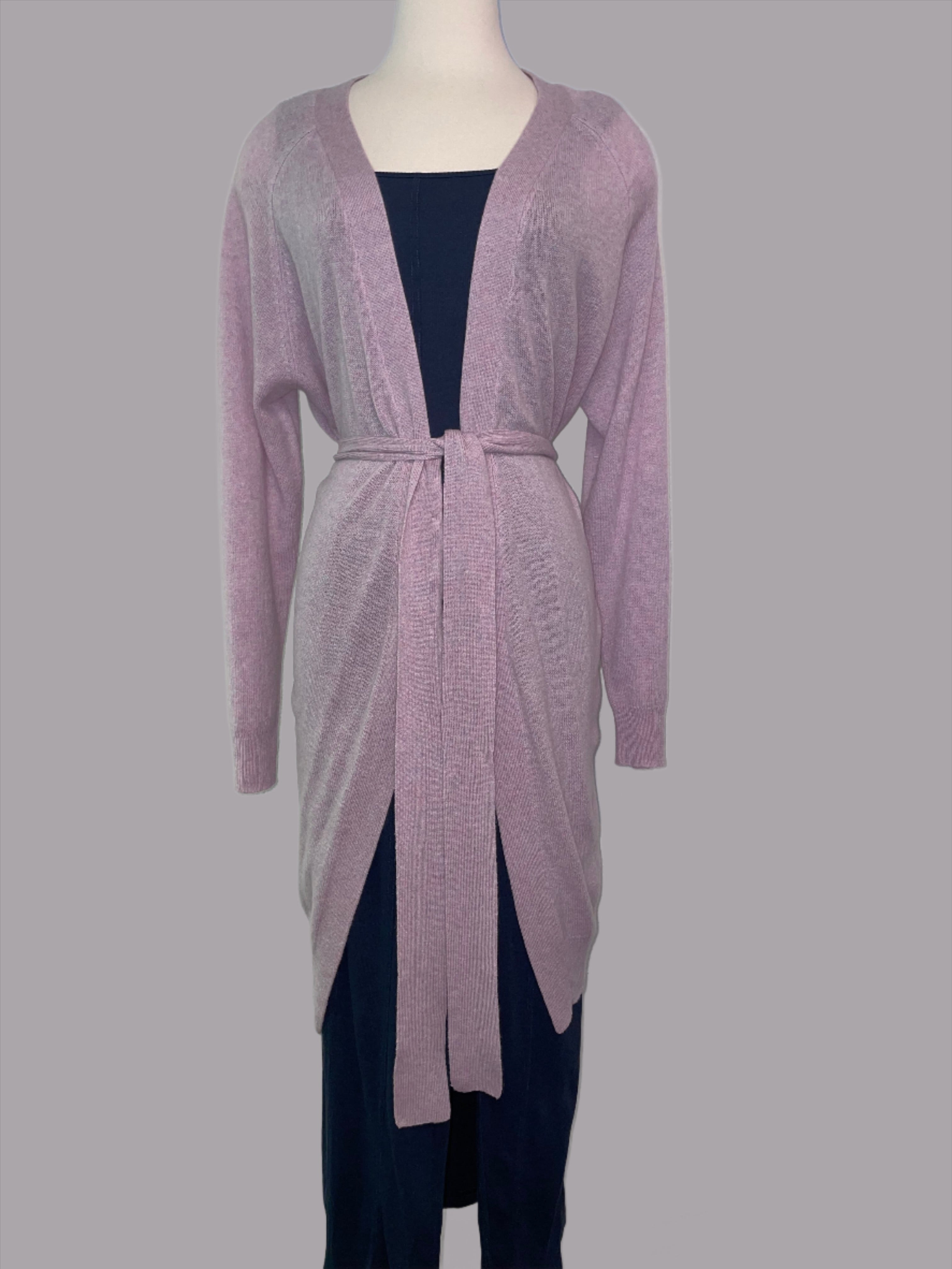 100% Cashmere Robyn Duster - Amethyst