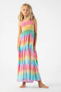 Kids Bright Tie Dye Dress