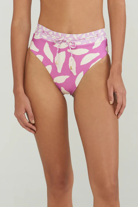 Purple Print High Waist Bottom