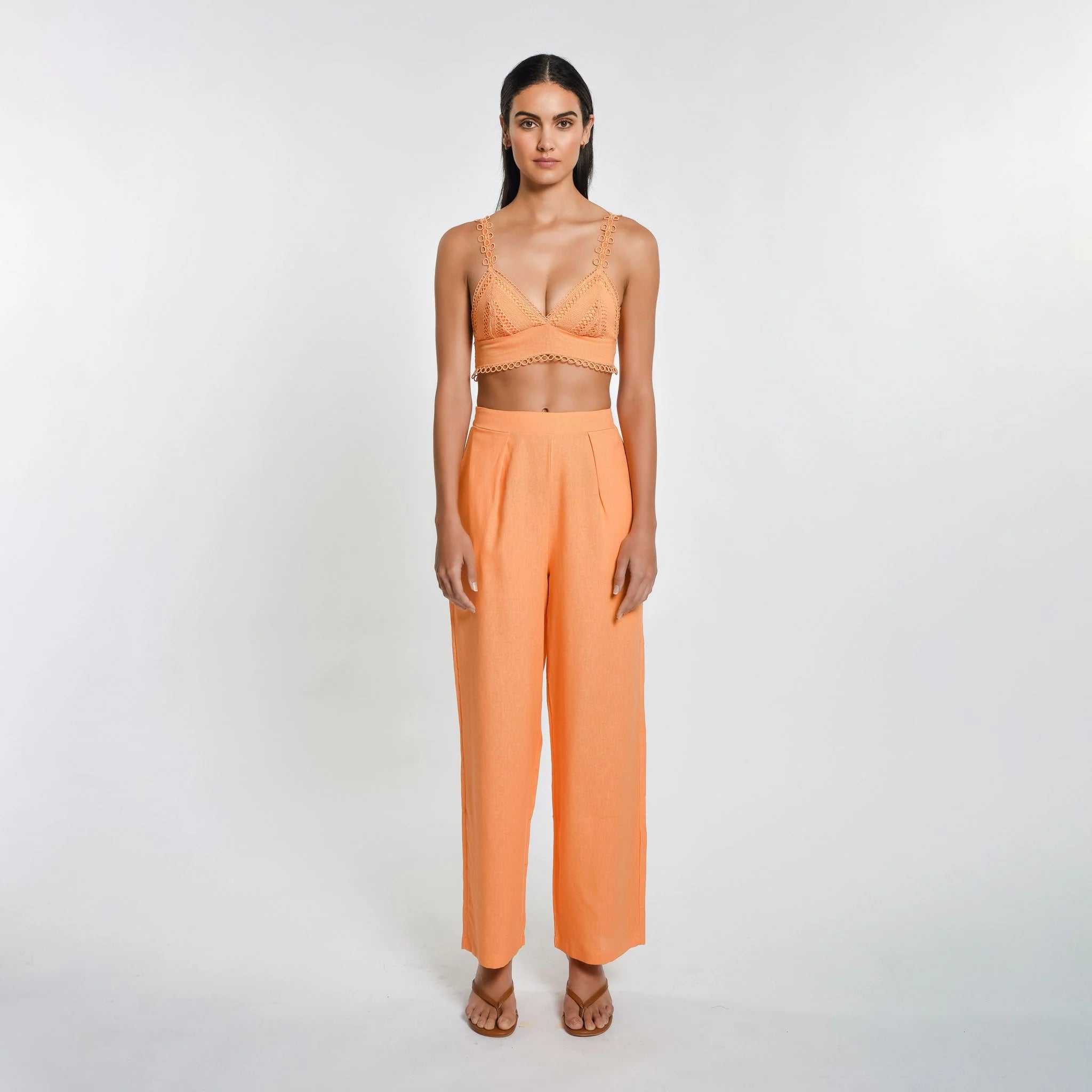 Quinni Pants - Mango Tango