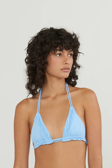 Sky Blue Triangle Top