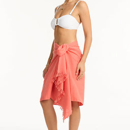  Frayed Cotton Sarong 