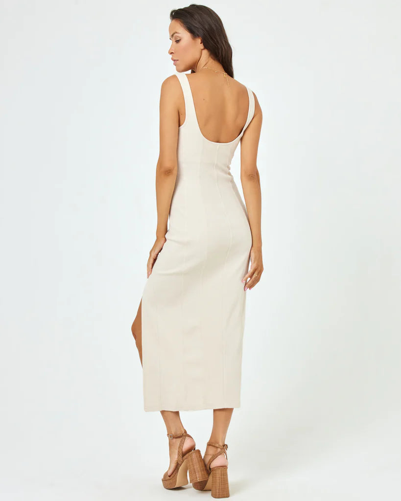 Ribbed Cotton Dress 