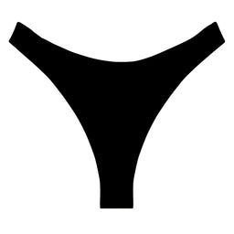 Cheeky Black V-Cut Bikini Bottom