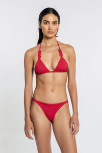 Lexi Bikini Top - Red Sangria