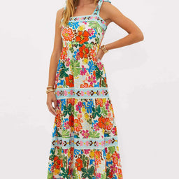 Bright Multicolor Maxi Dress 