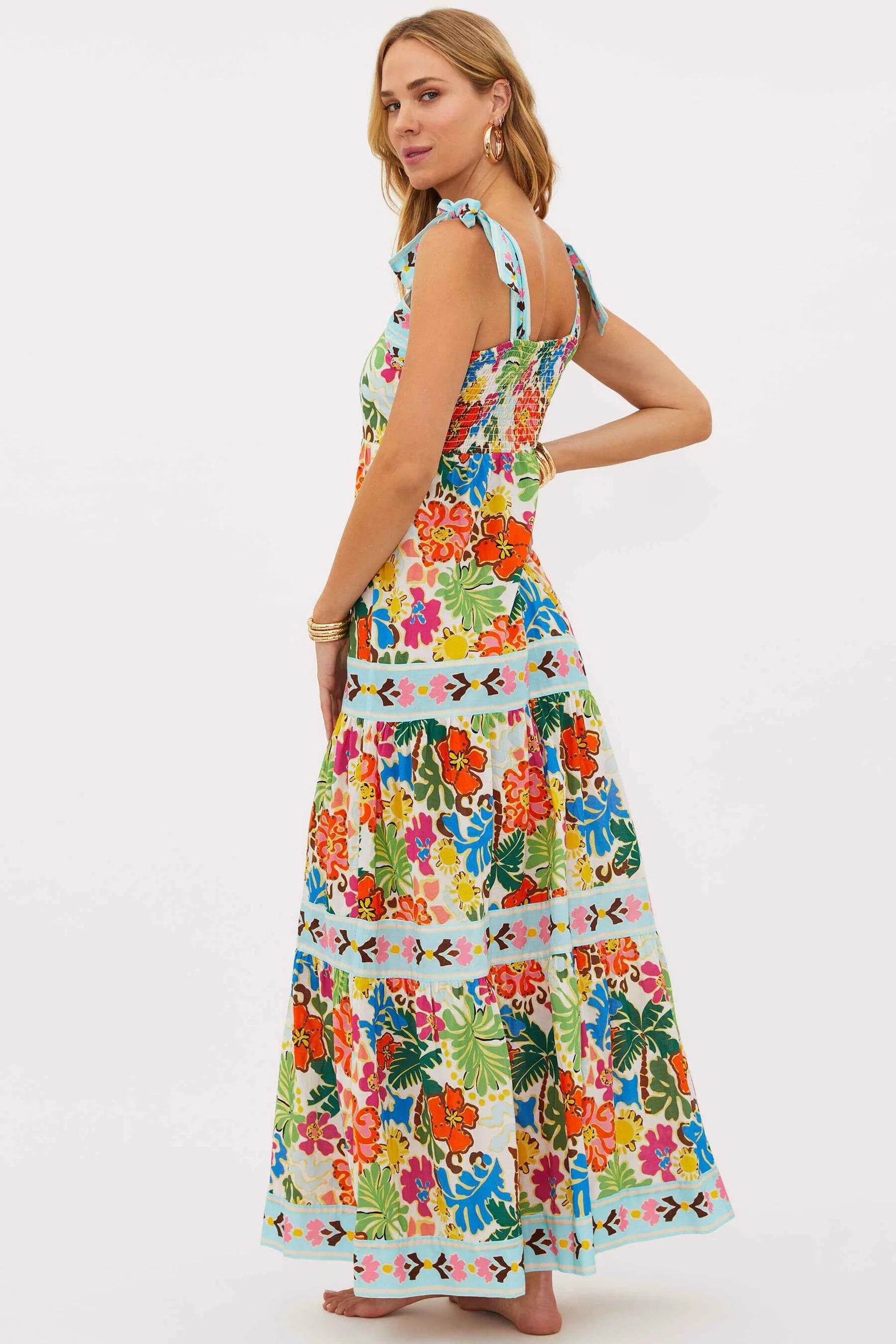 Bright Multicolor Maxi Dress 