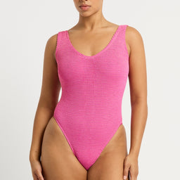  Lurex Detailed One Size One Piece