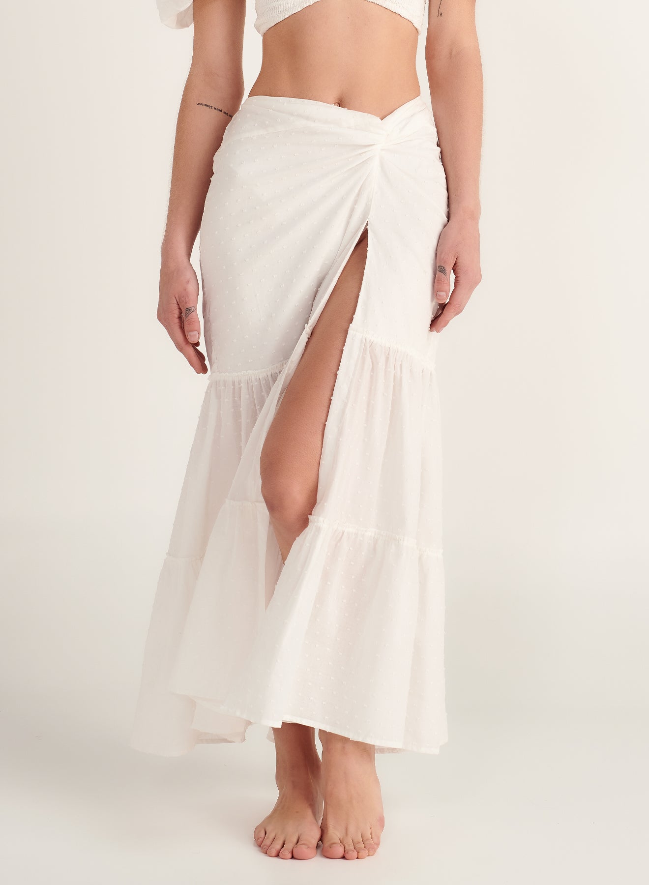 Image of Valentina Skirt - White Lotus