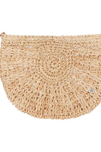 Gold Thread Crochet Clutch