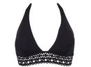 Black Triangle Halter Top