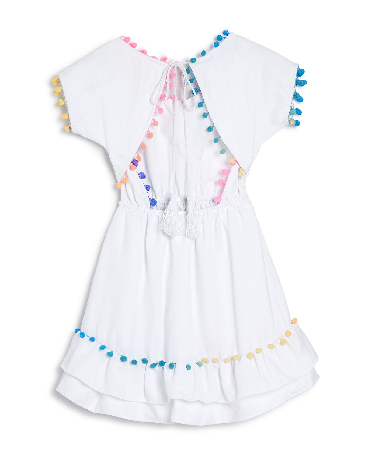 Kids White Coverup Dress