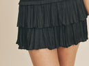 Little Black Layered Skirt