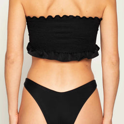 Black V-Cut Bikini Bottom