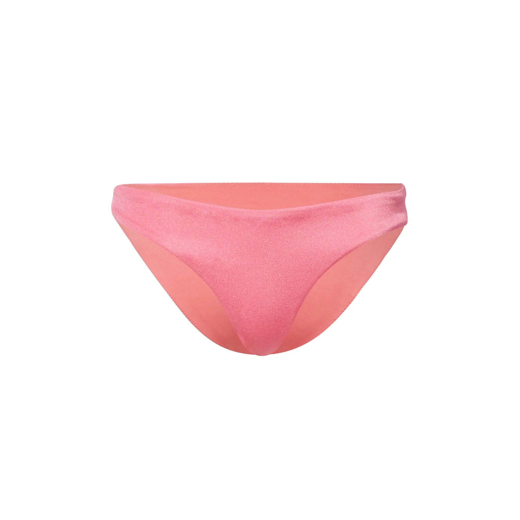 Bright Pink Full Coverage Bikini Bottom