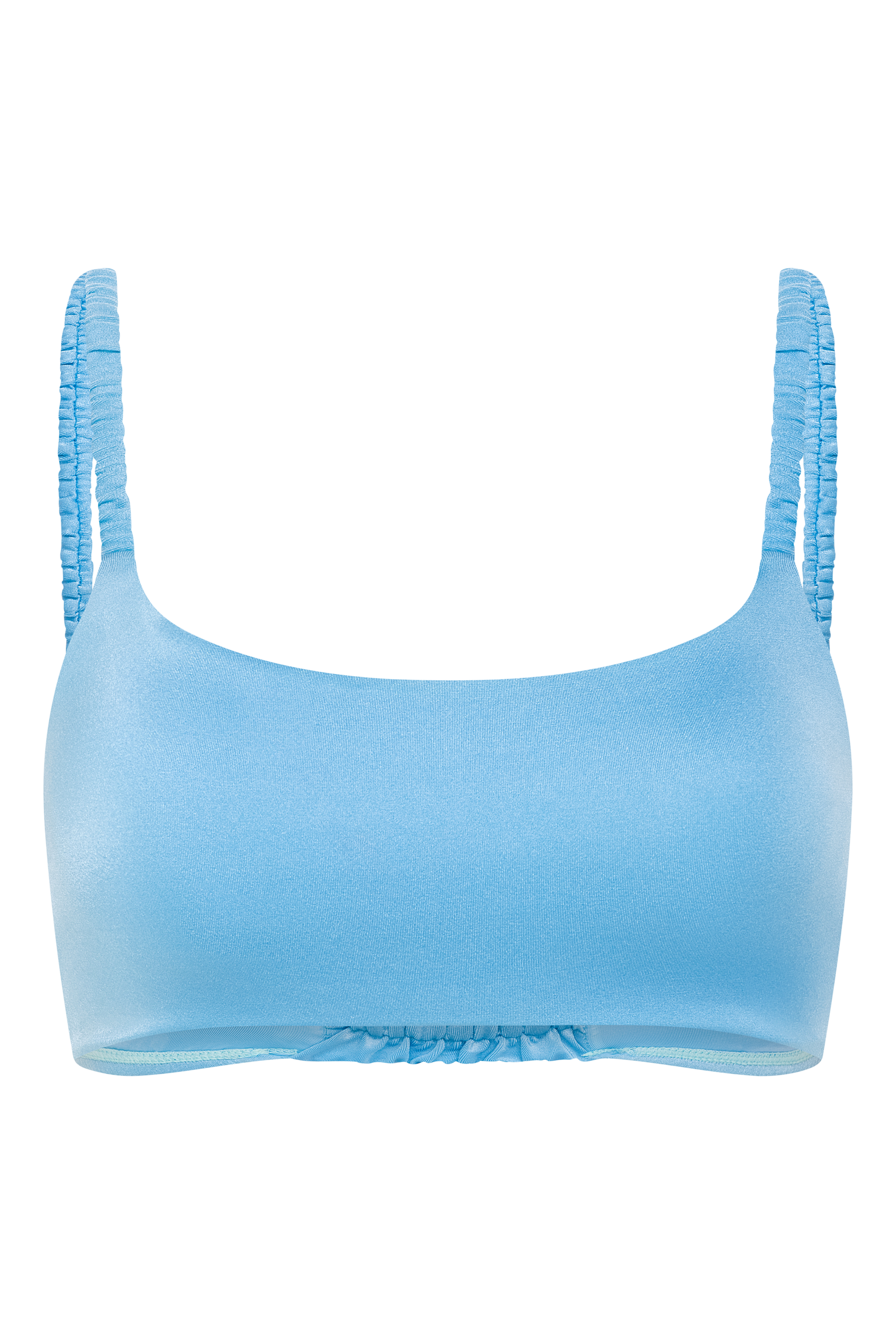 Light Blue Bandeau Bikini Top