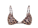 Animal Print Fixed Triangle Top