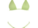 Light Green Double String Triangle Top