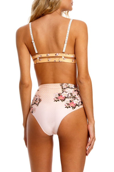 High Waisted Reversible Bikini Bottom