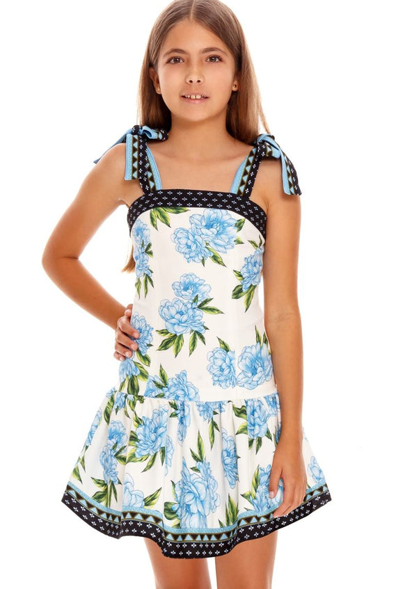  Kid's Floral Print Dress