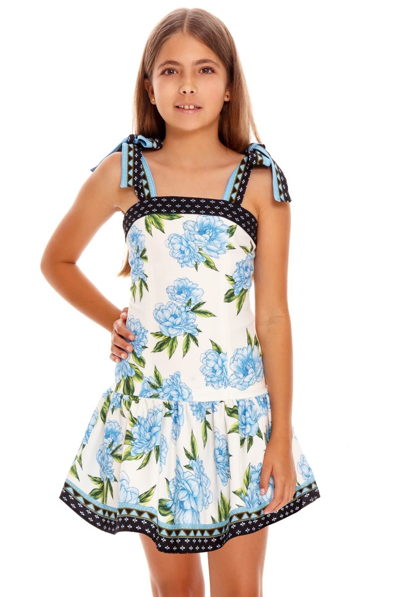 Kids Bright Tie Dye Dress – Xandra Swimwear