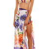 Floral Print Tasseled Sarong