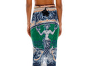 Brightly Printed Tasseled Sarong