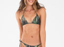 Tie Side Jungle Print Bikini Bottom