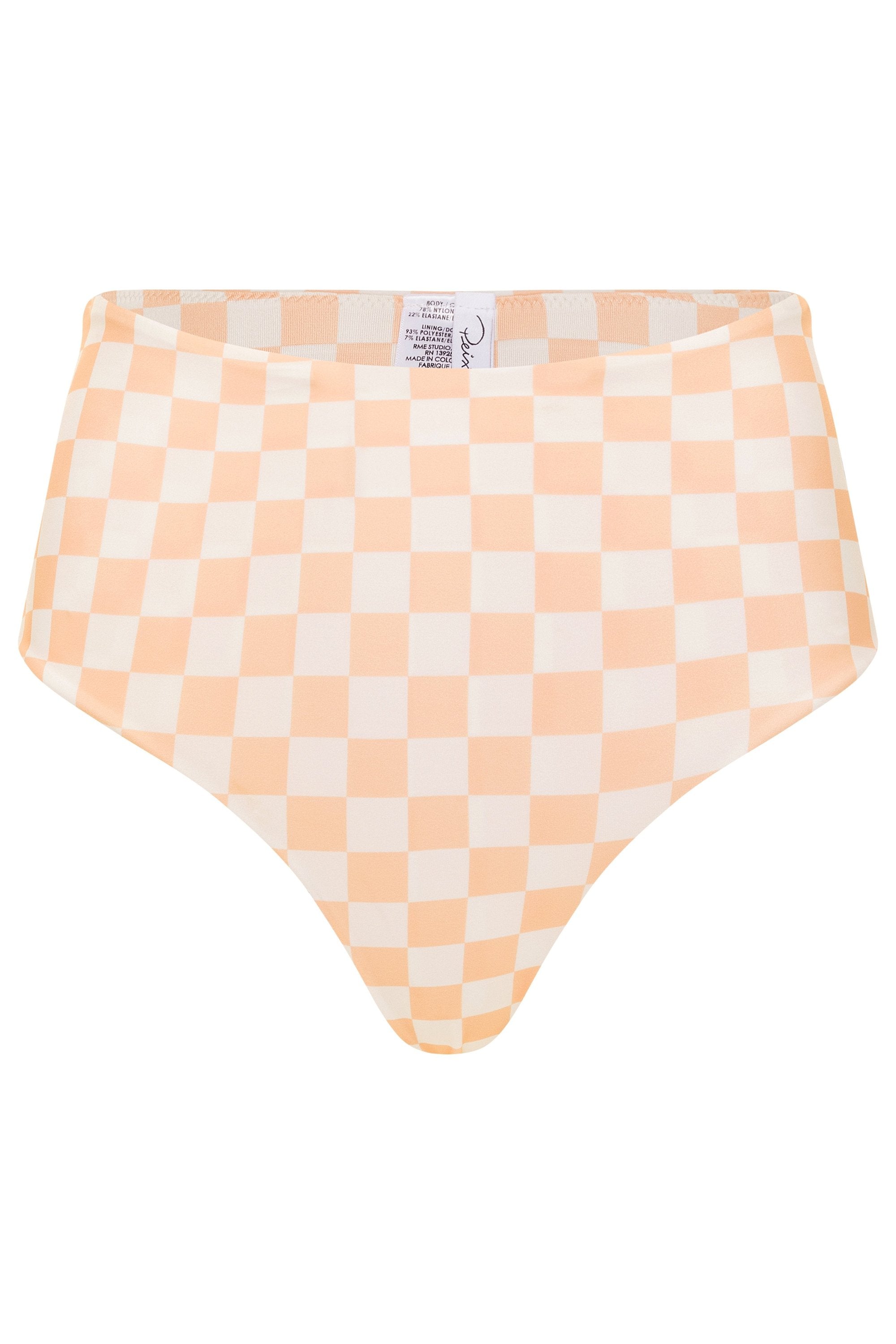 High Waisted Cheeky Bikini Bottom 