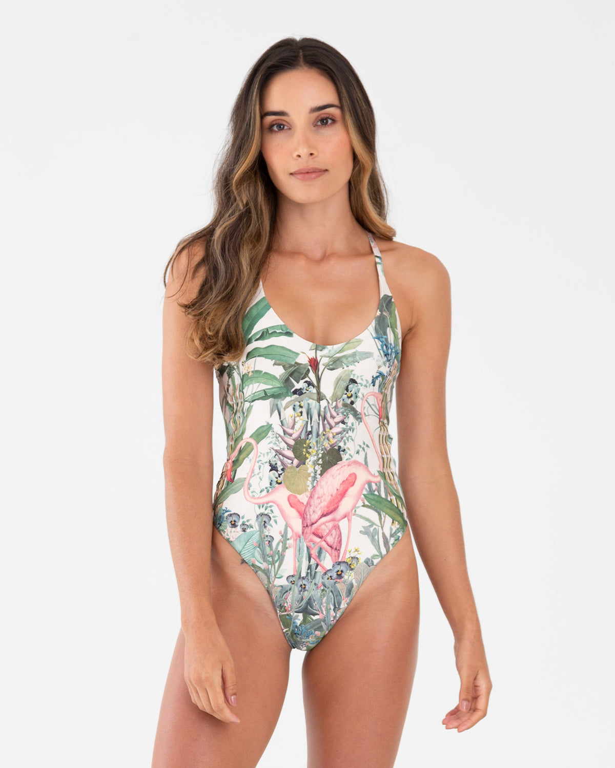 Bright Print Scoopneck One Piece