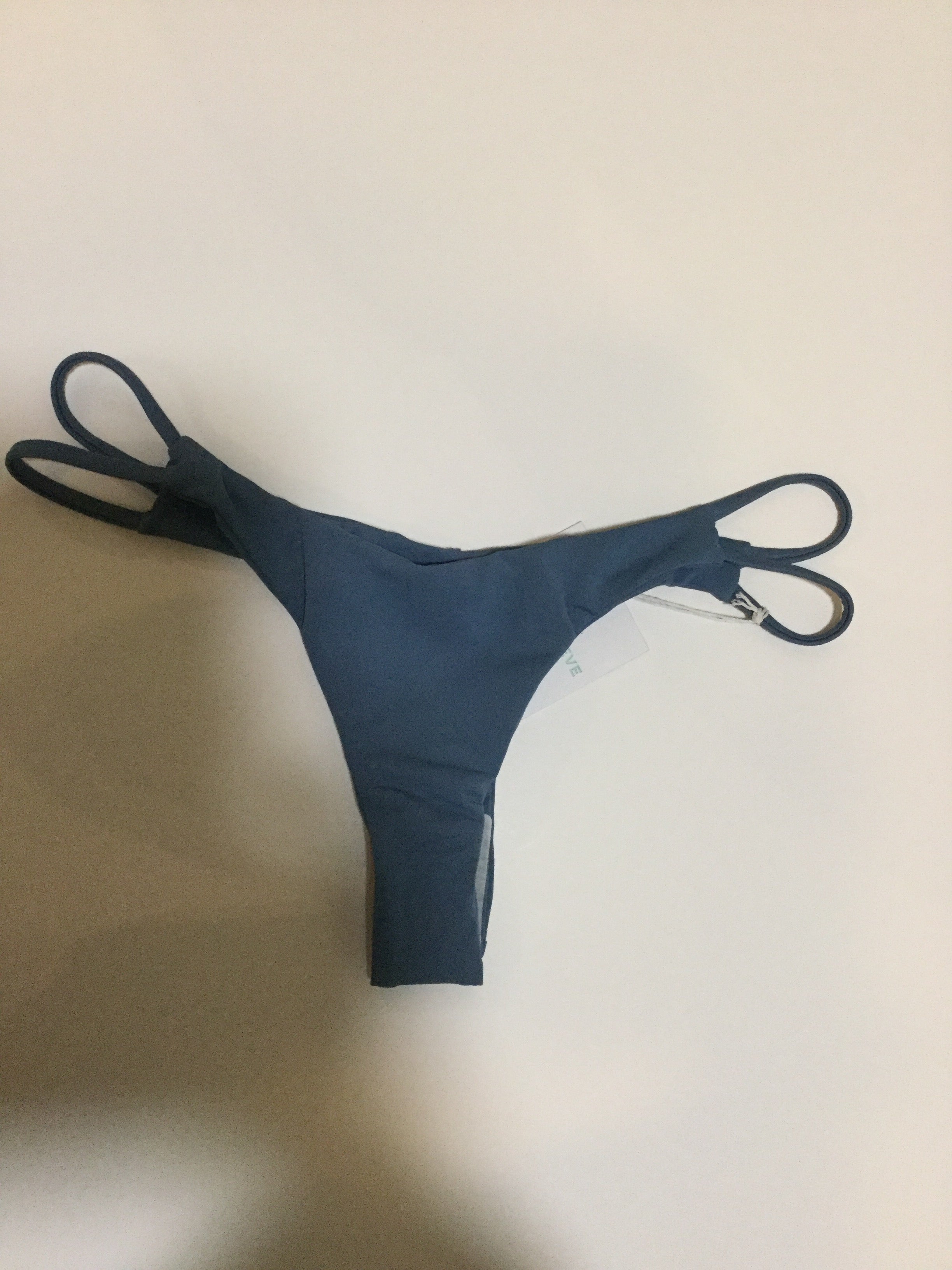 Navy thong bottoms