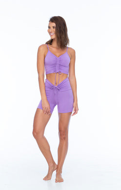 Violet Bike Shorts