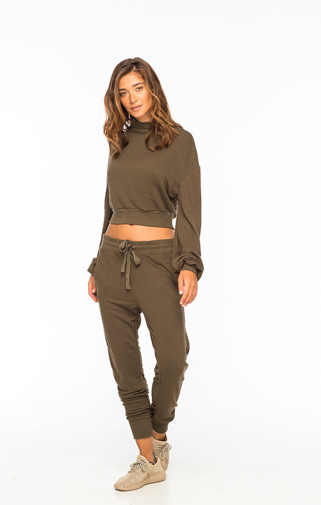 army green sweatpants