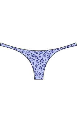 Blue leopard cheeky bottoms