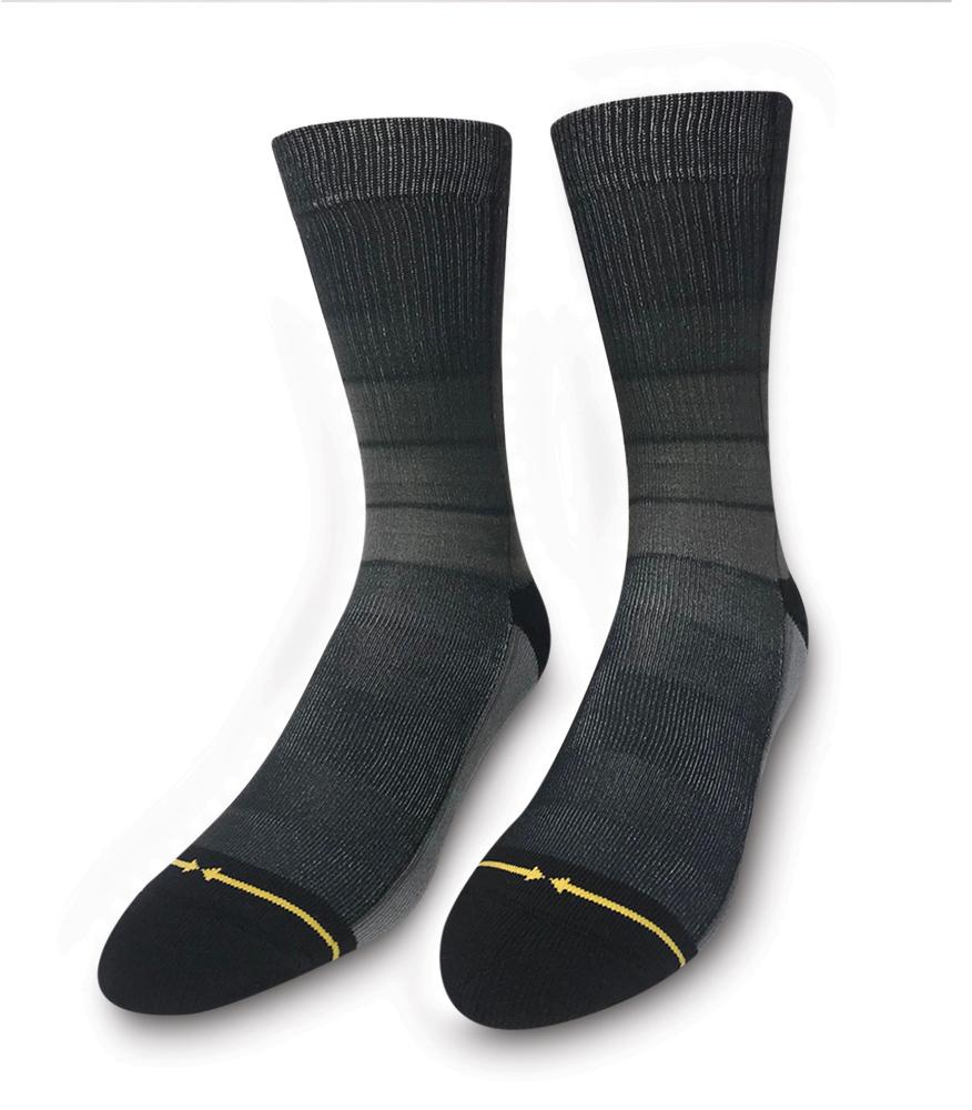 black ombre socks