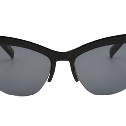Black thick cat eye glasses