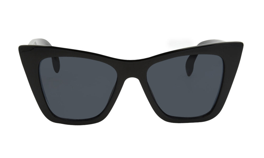 Black square cat eye glasses