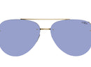 Reflective aviator glasses