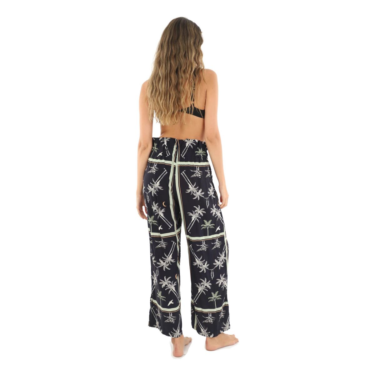 Printed Straight Leg Pants